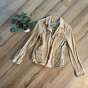 Old Navy Tan Utility Jacket Size Small
